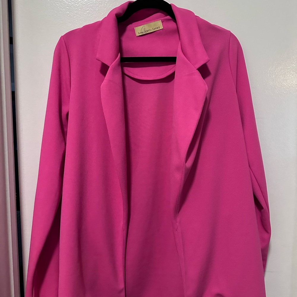Pink blazer